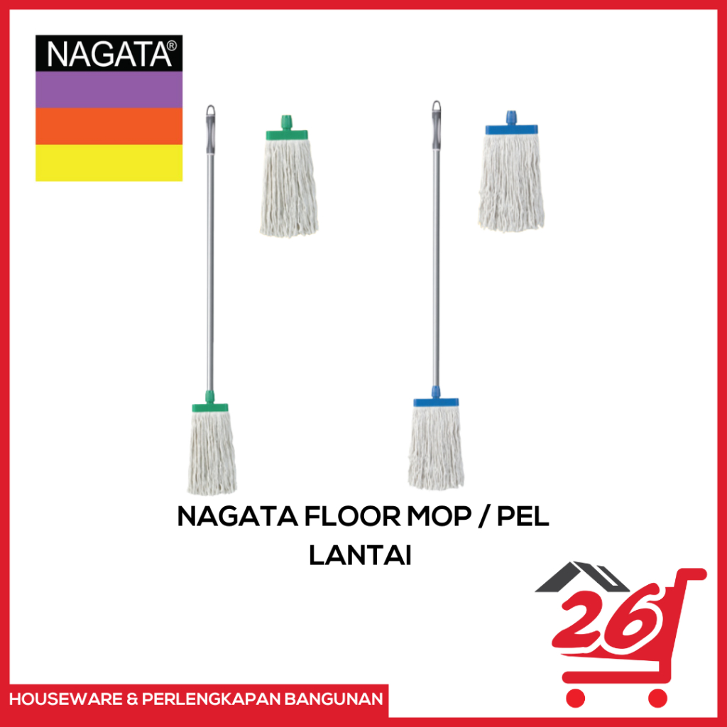 NAGATA FLOOR MOP / KAIN PEL LANTAI / PEL KATUN NAGATA