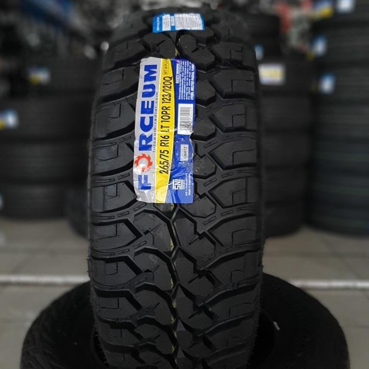 Ban mobil offroad Ring 16 Ban pacul ukuran 265/75 R16 forceum M/T 08 plus Ring 16 ban tubles