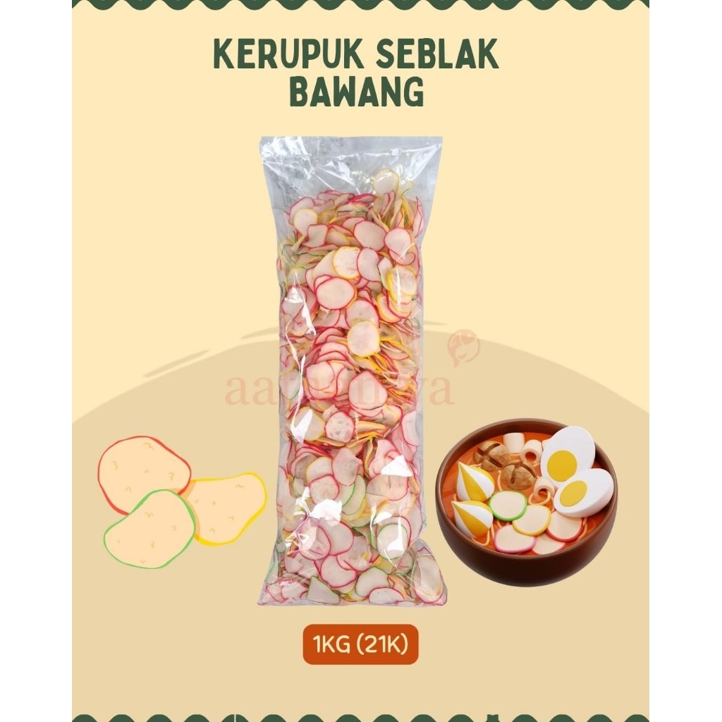 

Kerupuk Seblak bawang