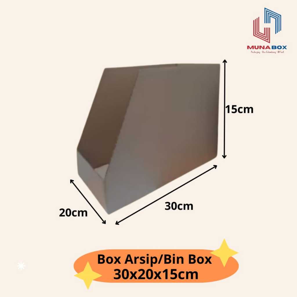 

Kardus Arsip Bin Box 30x20x15cm