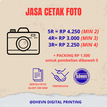 

CETAK FOTO 230 GSM