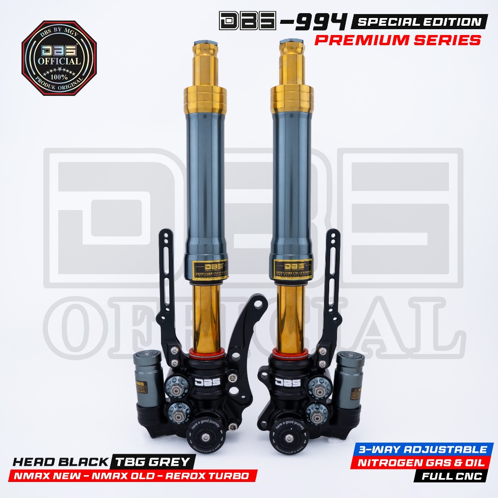 DBS 994 Series Upside Down Shock Depan Komplit Nmax New Nmax Old Aerox New Aerox Alpha Turbo