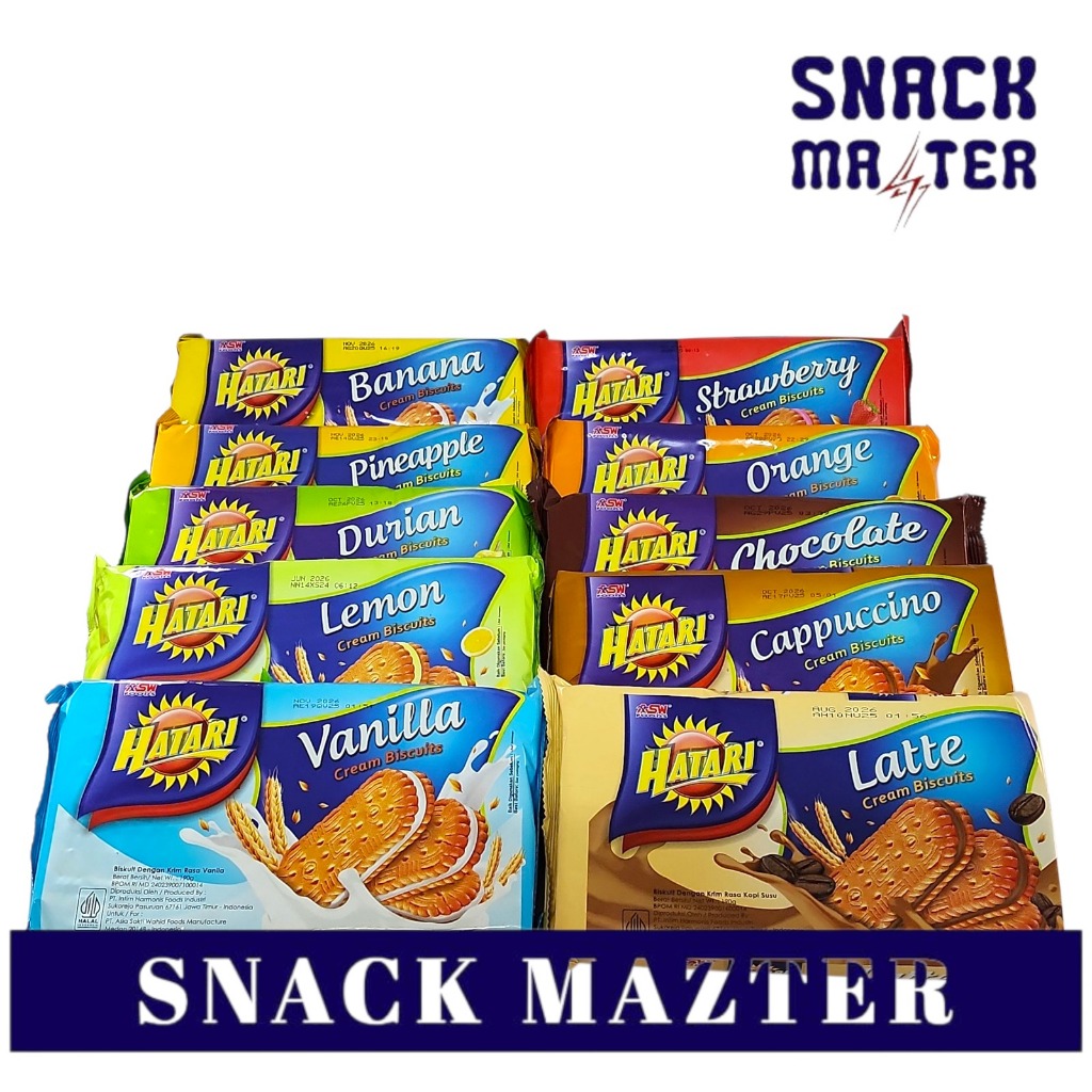 

Hatari Biskuit Sandwich Cream - Netto 190gr