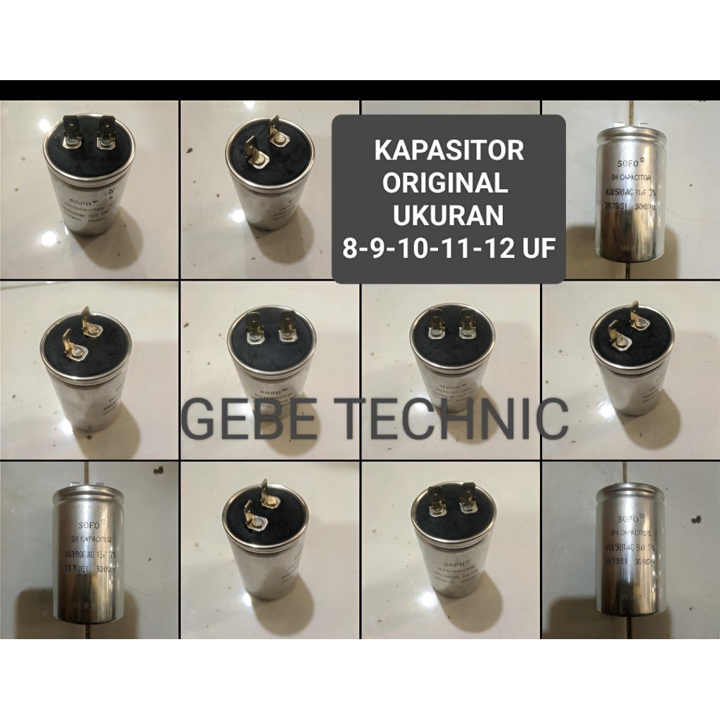 KAPASITOR MESIN CUCI POLYTRON 1 TABUNG OTOMATIS ORIGINAL