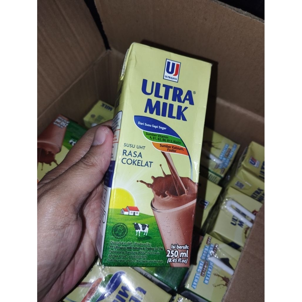 

Susu Ultra coklat 250 ml