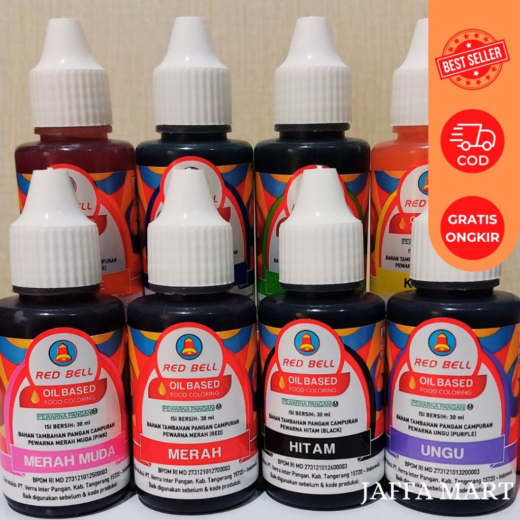

RED BELL 30ML PEWARNA OIL BASE [JAFFA MART]
