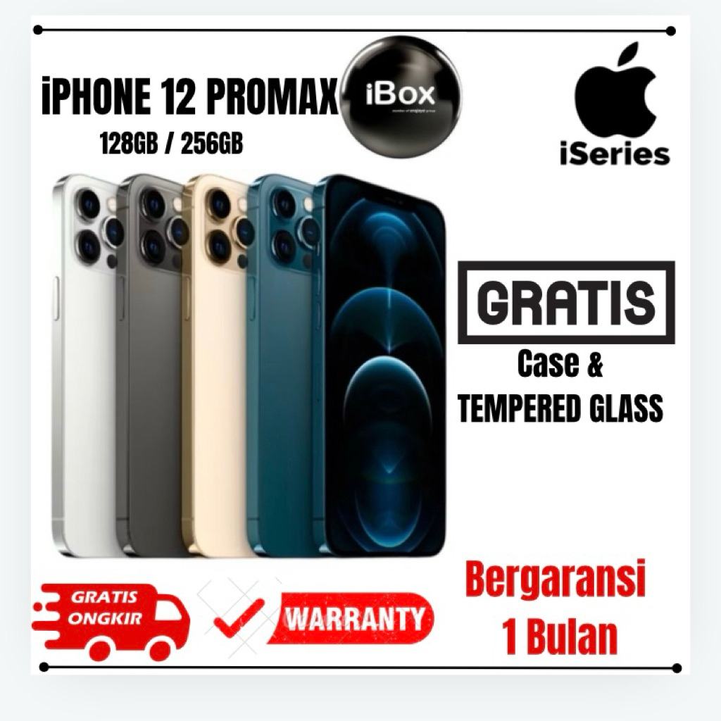 iPhone 12 Promax 128GB 256GB iBox Resmi Original