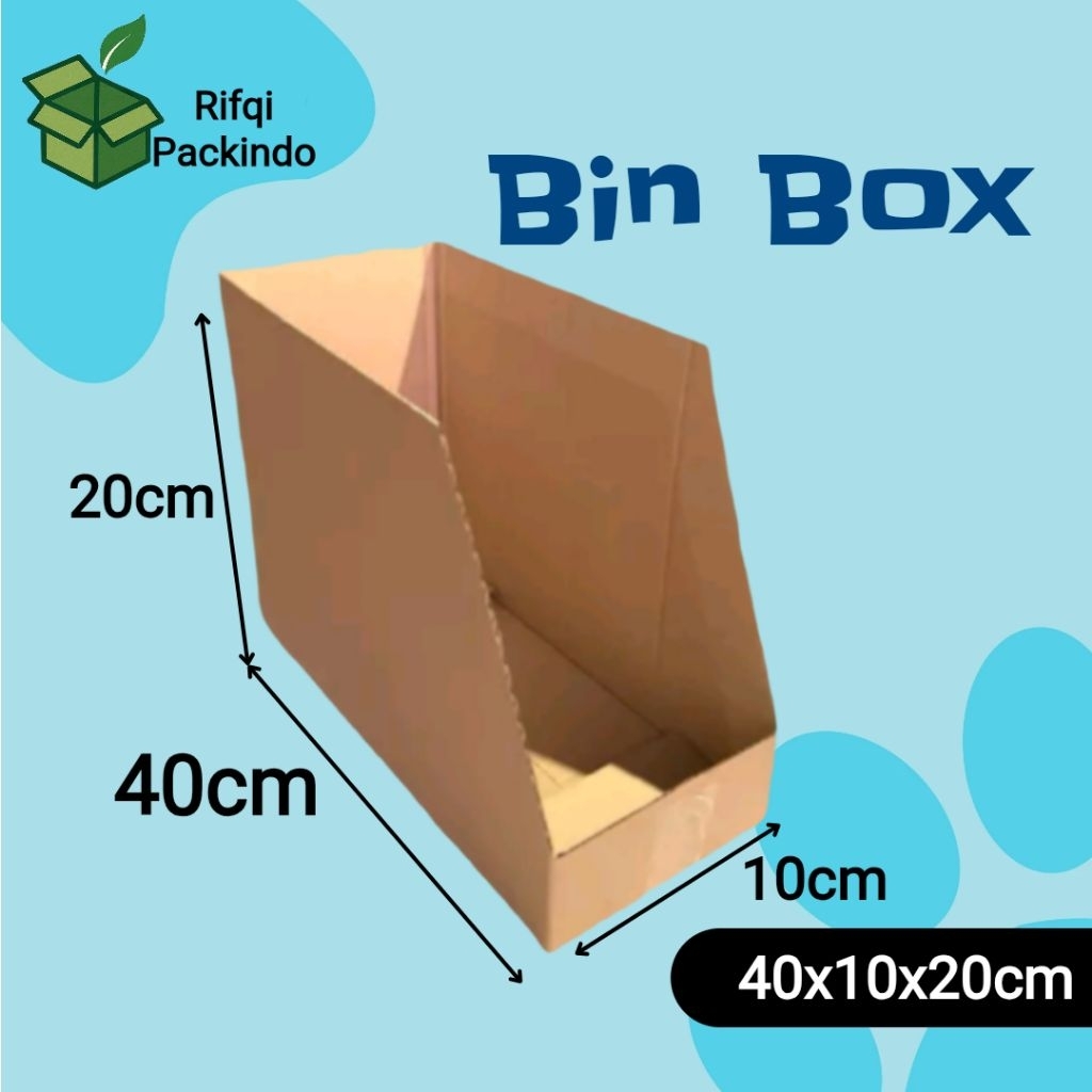 Kardus Arsip Polos Ukuran 40x10x20cm / Bin Box / Dus Arsip / Box Arsip / Karton