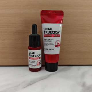 Snail Truecica Repair Serum 10ml/Snail Truecica Miracle Repair Cream 20gr/Snail Truecica Gel Cleanse