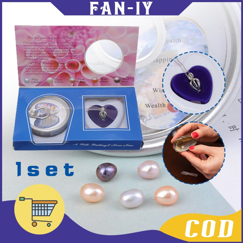 Gantungan Kunci Wish Pearl Dalam Kerang Kalung Kerang Mutiara Viral