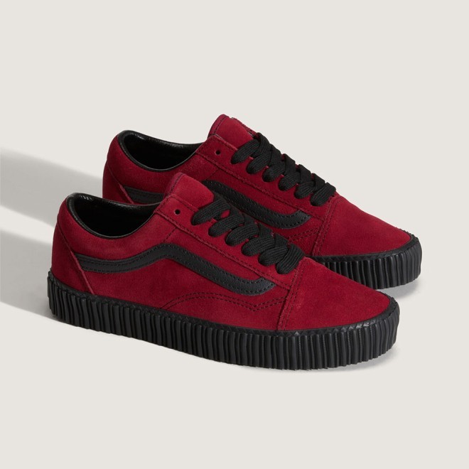 VANS OLD SKOOL CREEPER BURGUNDY RED BLACK ORIGINAL