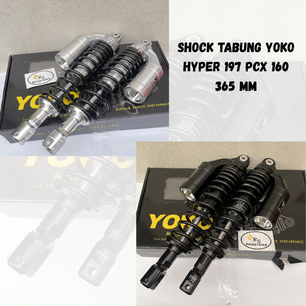 Shock Tabung YOKO HYper 197 PCX 160 365 mm Shock Tabung Atas PCX