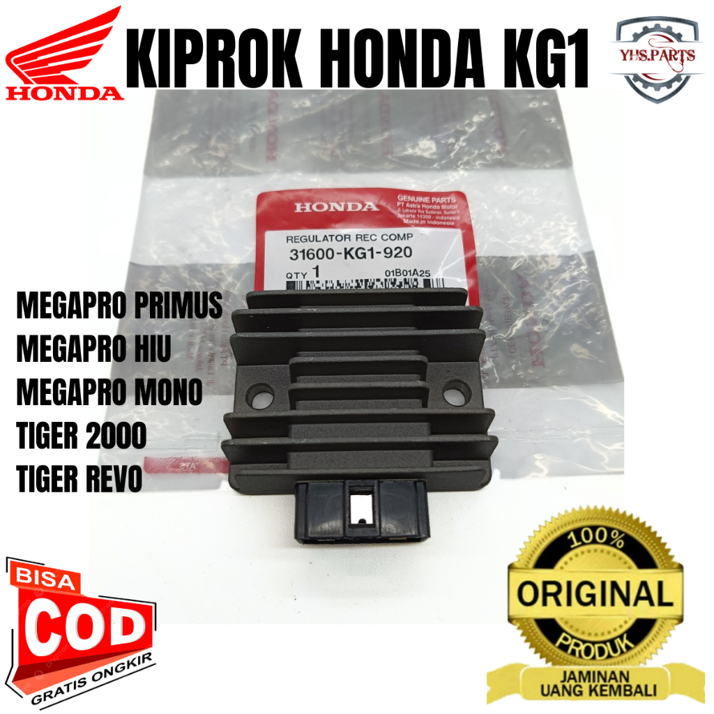 ASLI ORIGINAL KIPROK HONDA AHM KG1 MEGAPRO PRIMUS HIU MONO TIGER 2000 REVO