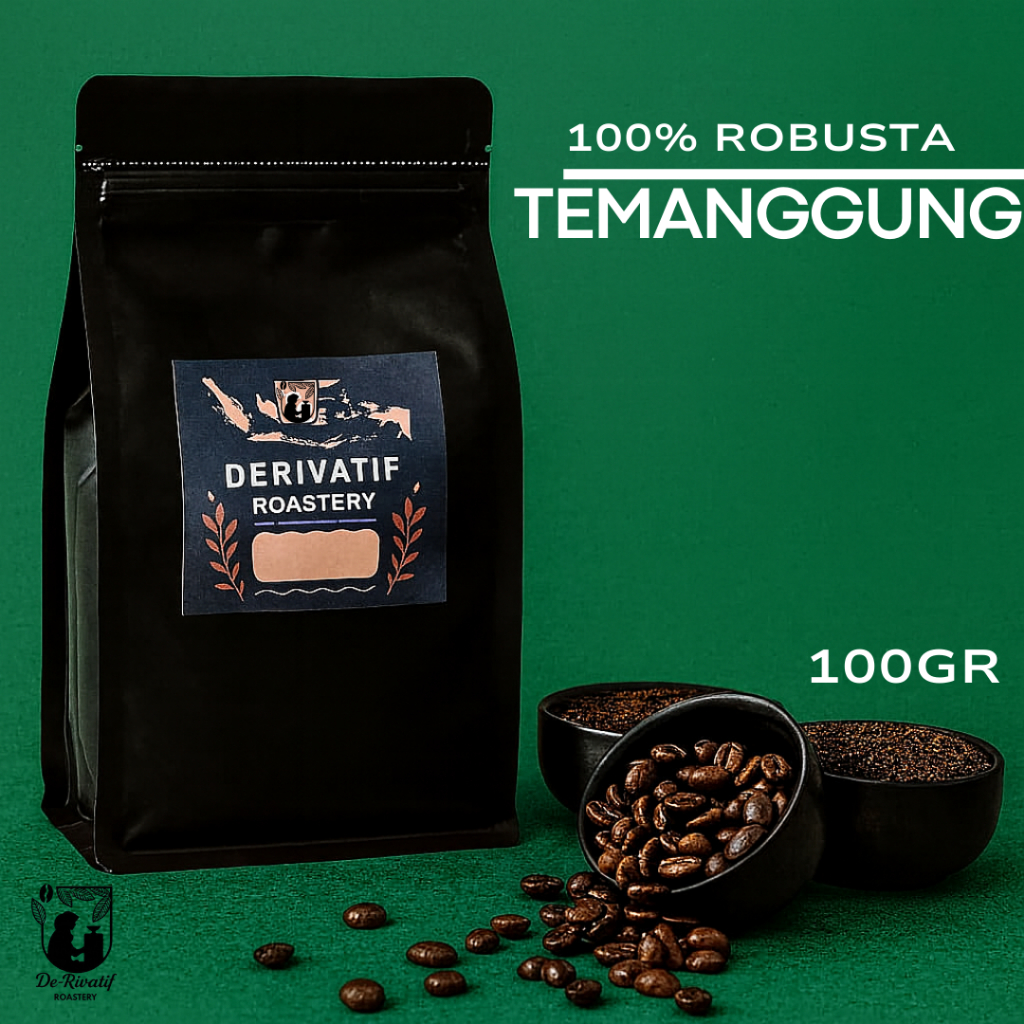 

100% Robusta Temanggung Biji Kopi Bubuk Kopi