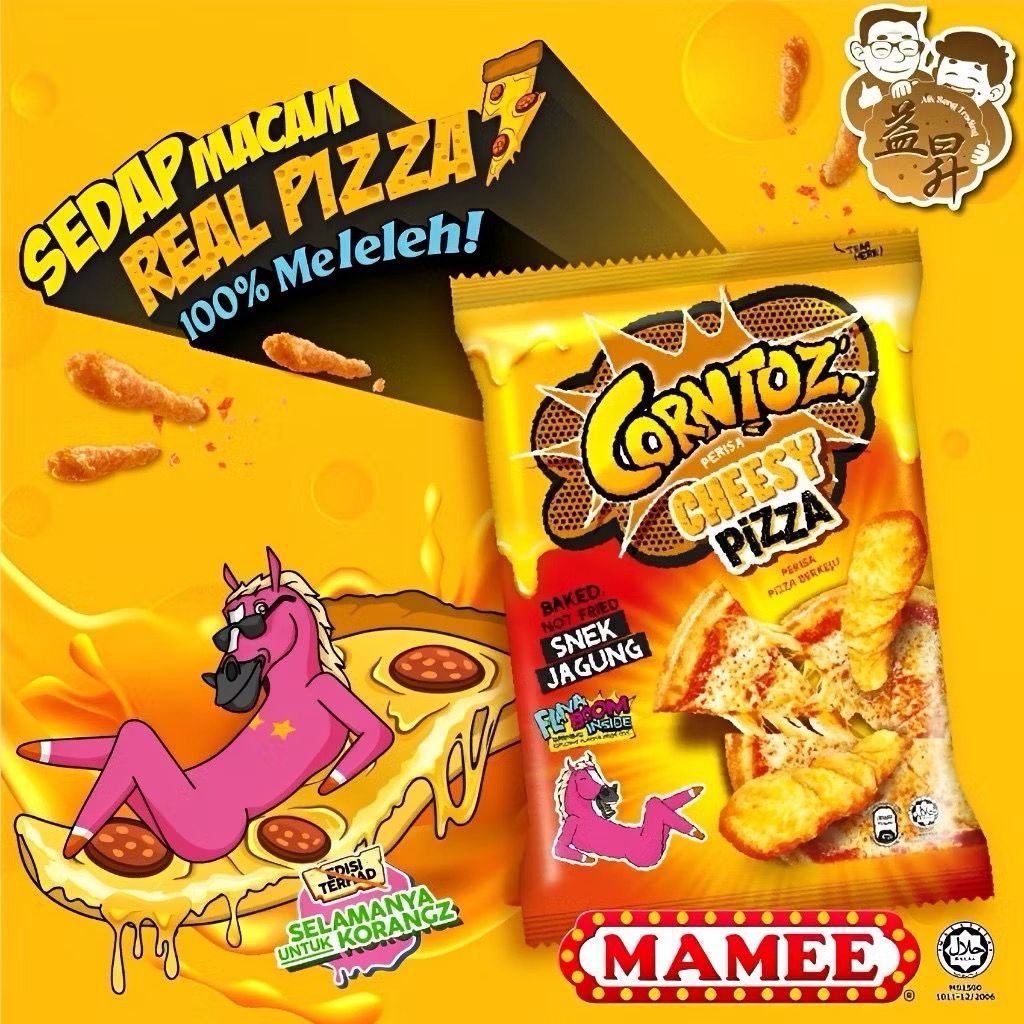 

CORNTOZ CHEESY PIZZA FLAVOR