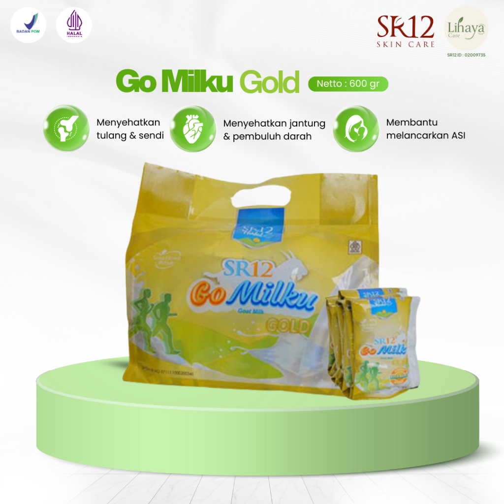 

SR12 Gomilku Gold Susu Kambing Etawa Premium Dewasa Lansia Kalsium Tulang dan Sendi