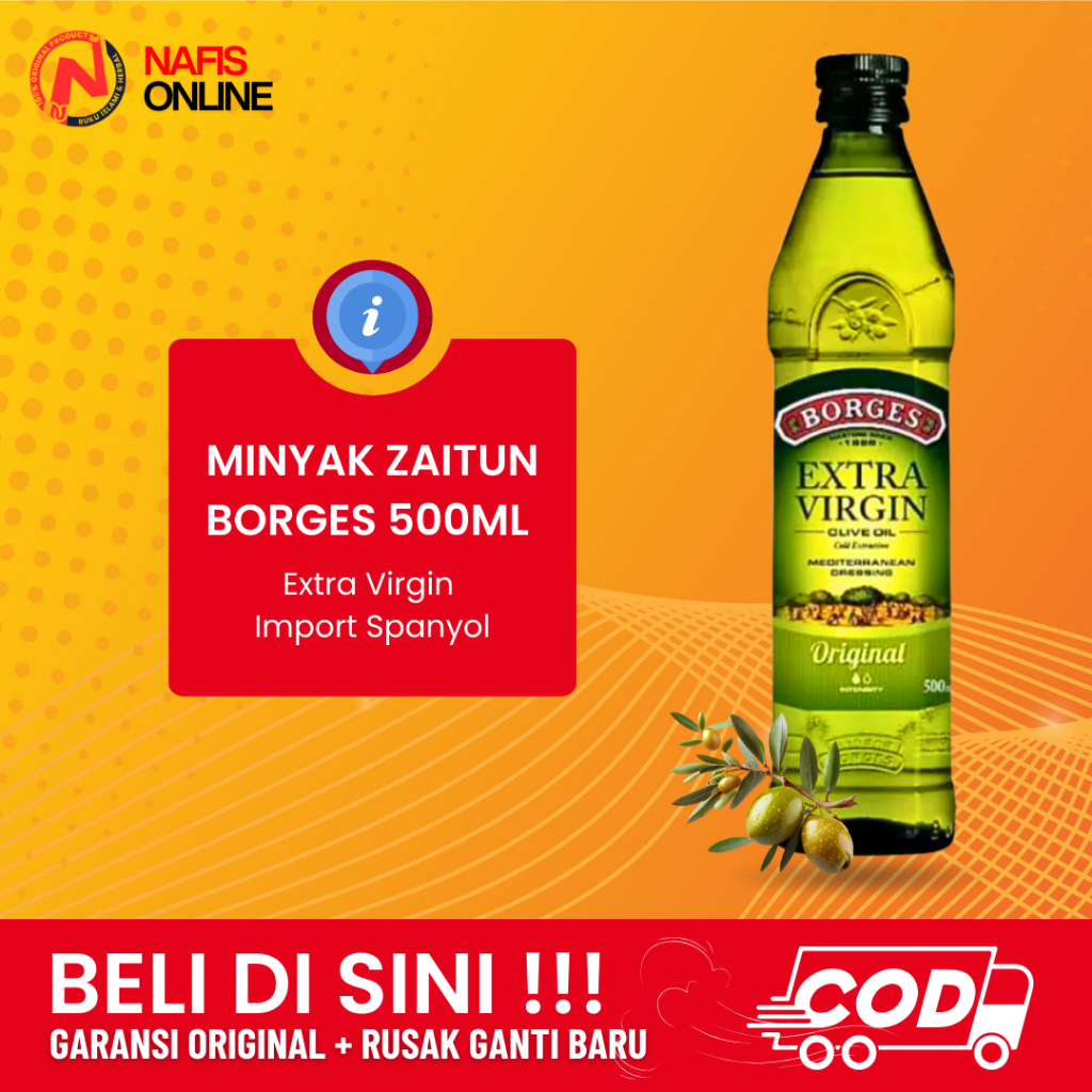

Minyak Zaitun Extra Virgin Olive Oil Borges 500ml Original