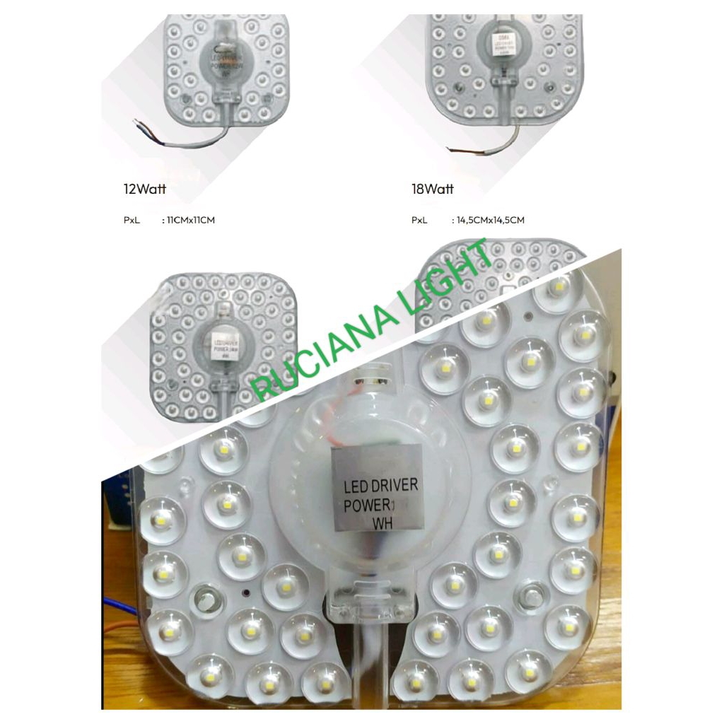 Lampu Baret Led 12watt 18watt 24watt 36watt Refill / Ceiling Lamp TL RING