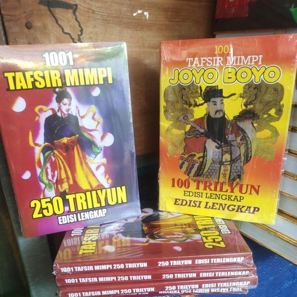 1001 TAFSIR MIMPI 250 TRILIYUN EDISI LENGKAP,DAN TAFSIR MIMPI JOYO BOYO 100 TRILIYUN EDISI LENGKAP