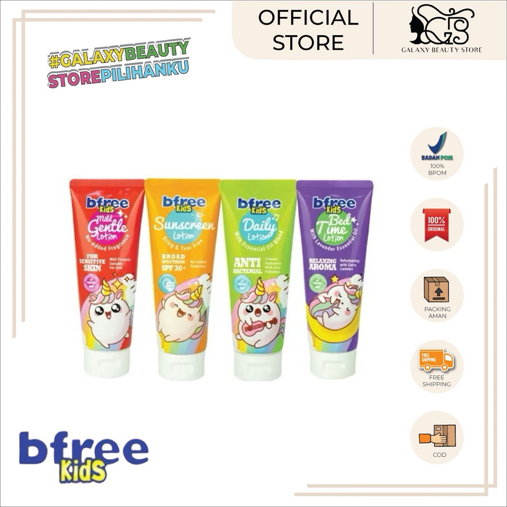 BFREE Kids Sunscreen Lotion Spf 30+ | Daily Lotion / BFREE Sunscreen Anak
