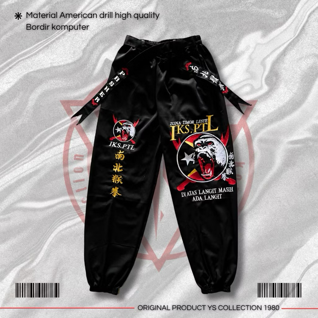 celana ikspi kera sakti bordir iksptl kera sakti