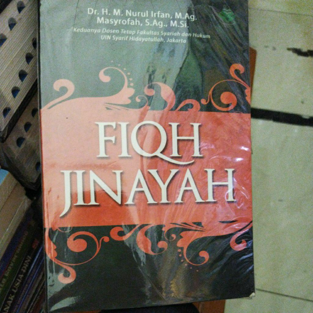 buku bekas fiqih JiNAYAH buku original masih layak pakai by dr. H..M Nurul irfan