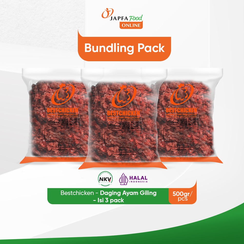 

Bestchicken Daging Ayam Giling Campur - Minced 500 gr - Isi 3 pack