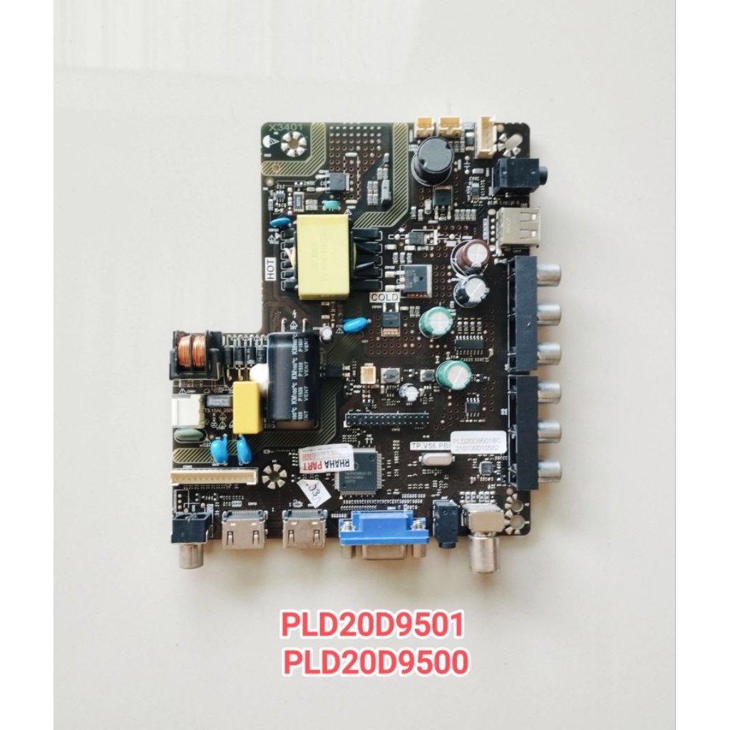 MAINBOARD POLYTRON PLD20D9501 / PLD20D9500 PLD20D901 MB MOBO PSU POWER SUPLY REGULATOR MESIN TV POLY