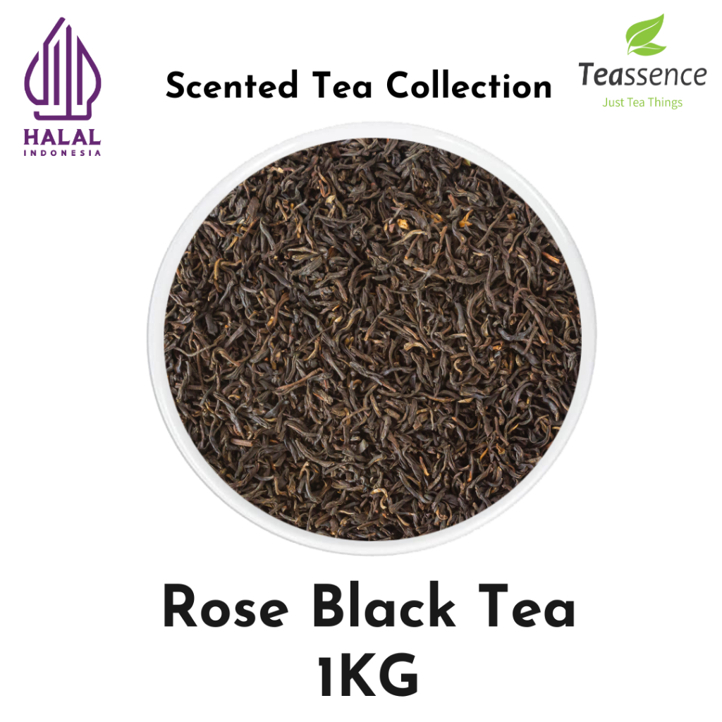 

Rose Black Tea / Teh Hitam Aroma Mawar / Teh Aroma Premium / Milk Tea Bulk 1Kg