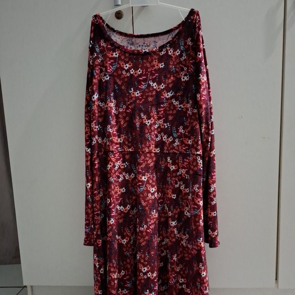 sale dress anak bludru