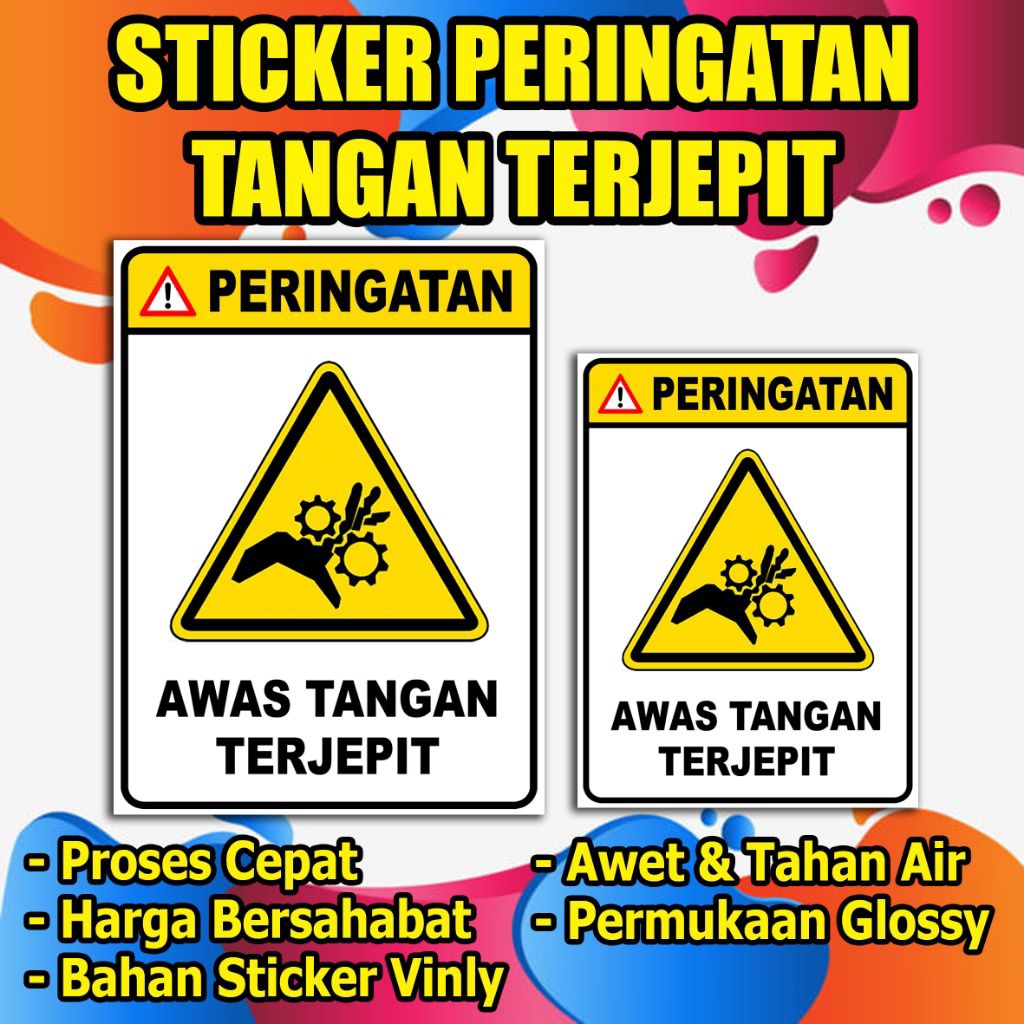 

STIKER PERINGATAN TANGAN TERJEPIT
