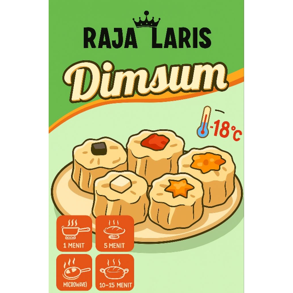 

Dimsum RaJa laris isi 20 berat 500gr