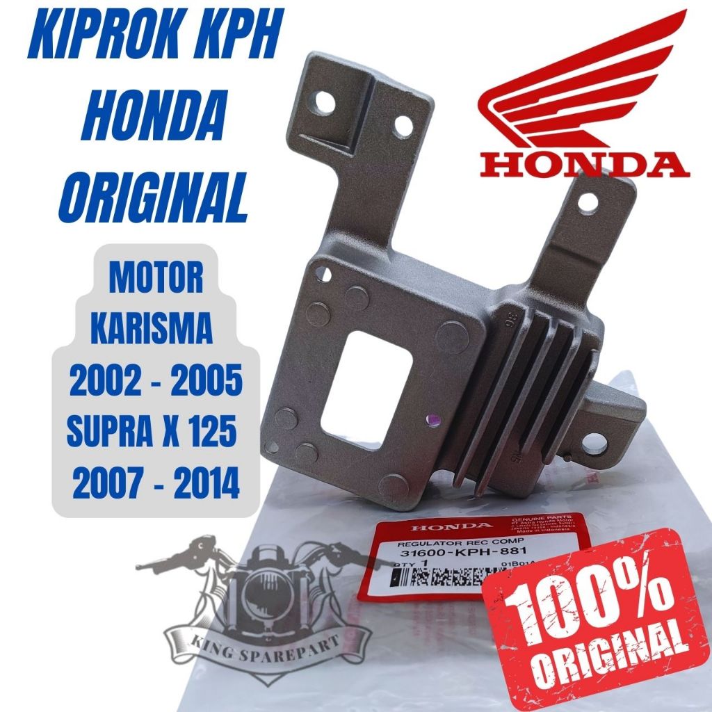 KIPROK REGULATOR HONDA KODE KPH MOTOR KARISMA SUPRA X 125 KUALITAS 100% ORIGINAL