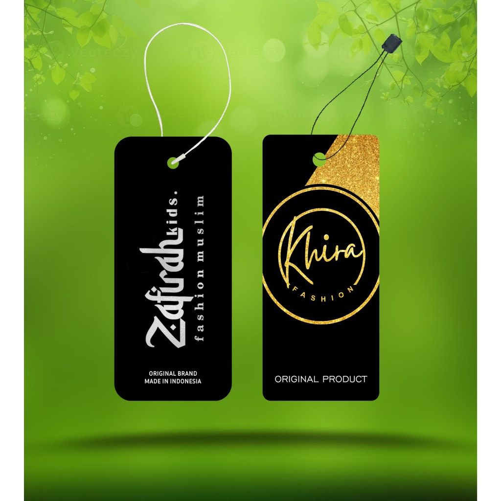 

hangtag label baju/hangtag premium foil/hangtag Tebal 600pcs