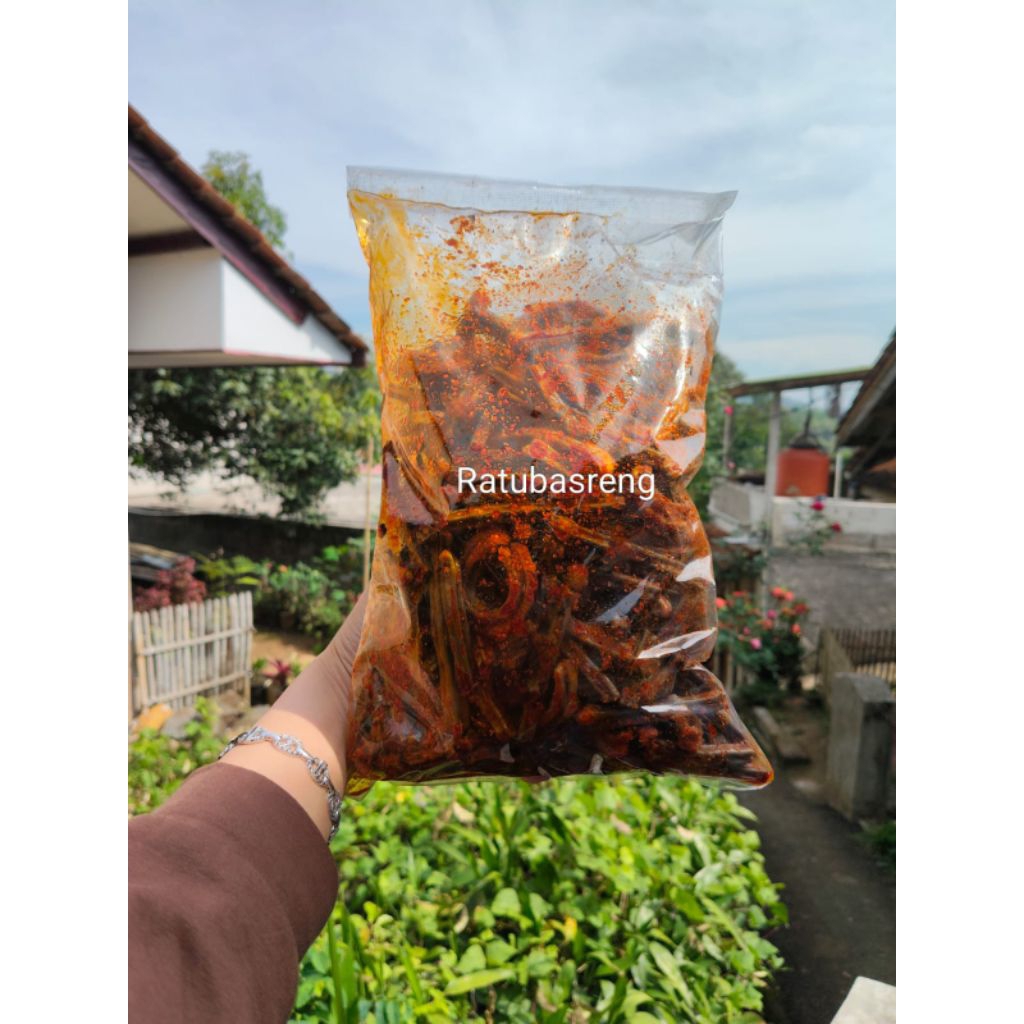 

Seblak stik Kerupuk jengkol pedas 500 gram