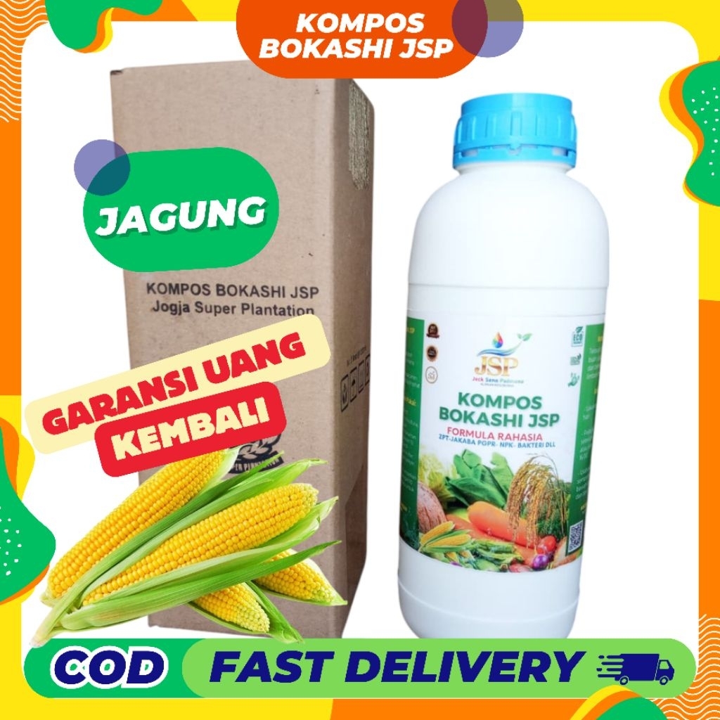 Pupuk Kompos Organik Jagung, POC PUPUK Kompos Bokashi JSP cair organik untuk tanaman jagung | Pupuk 