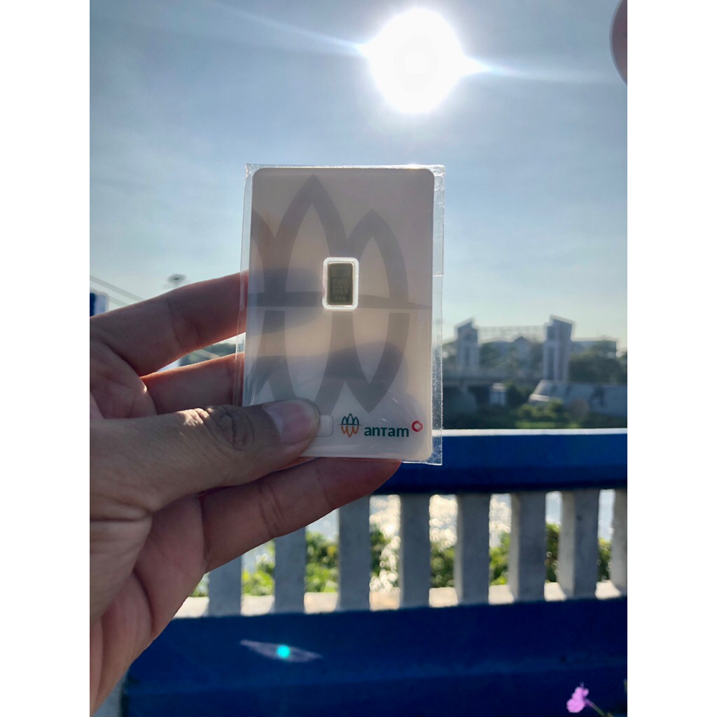 Emas Antam/Fine Gold/Logam Mulia 0,5 Gram