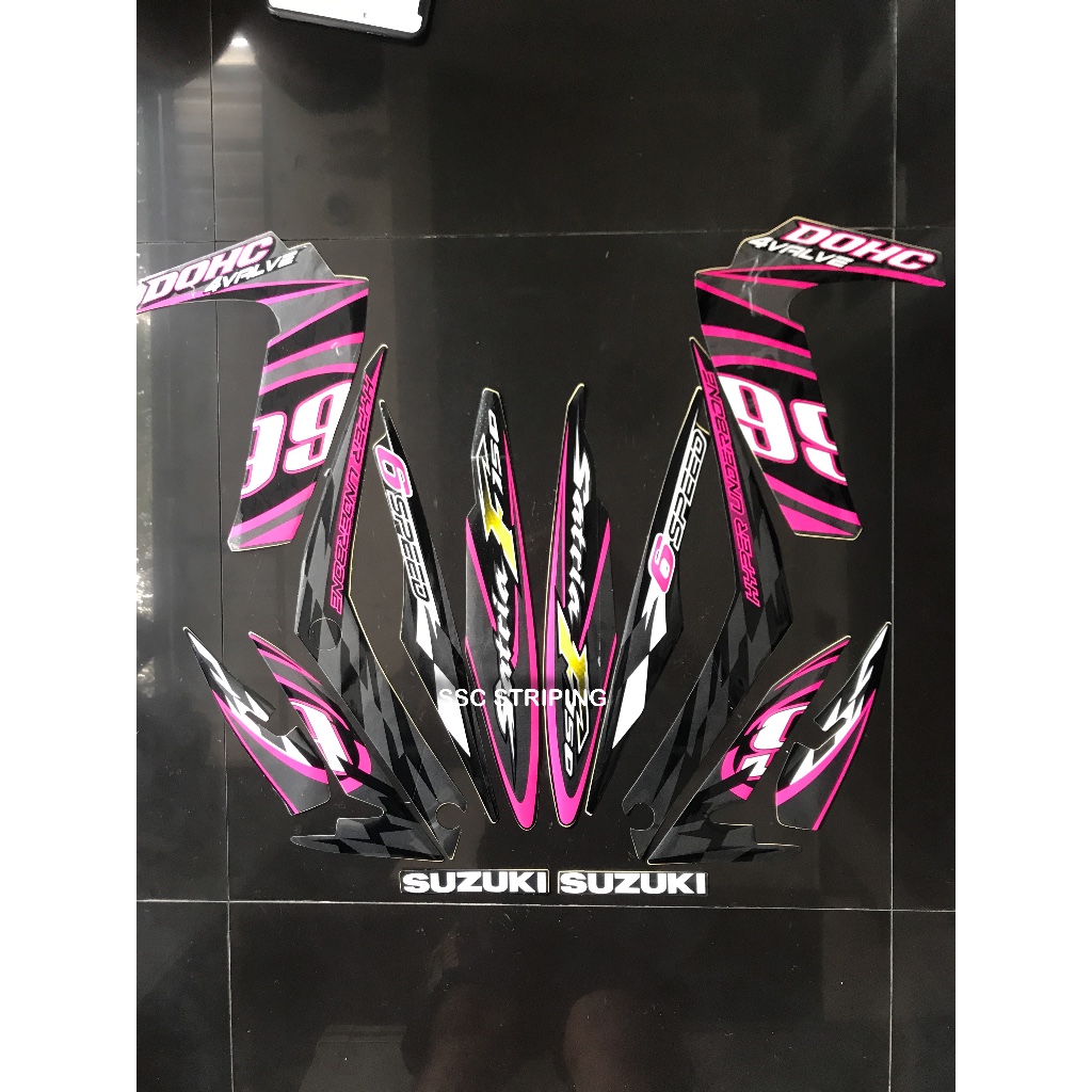 STRIPING STIKER SATRIA FU 2012