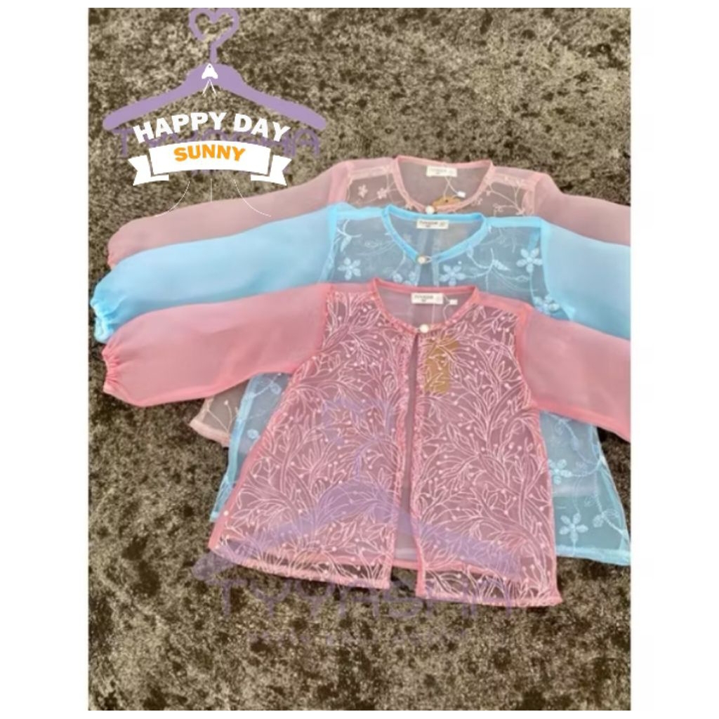 Outer Berukat Organza Kondangan Anak Usia 3-13 Tahun