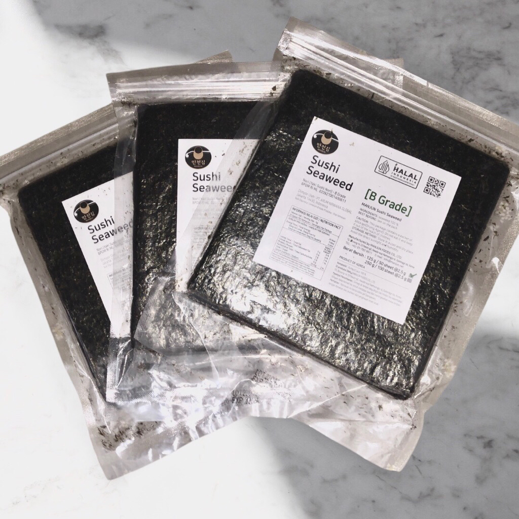 

Manjun Sushi Seaweed Rumput Laut Sheet Nori Kimbap