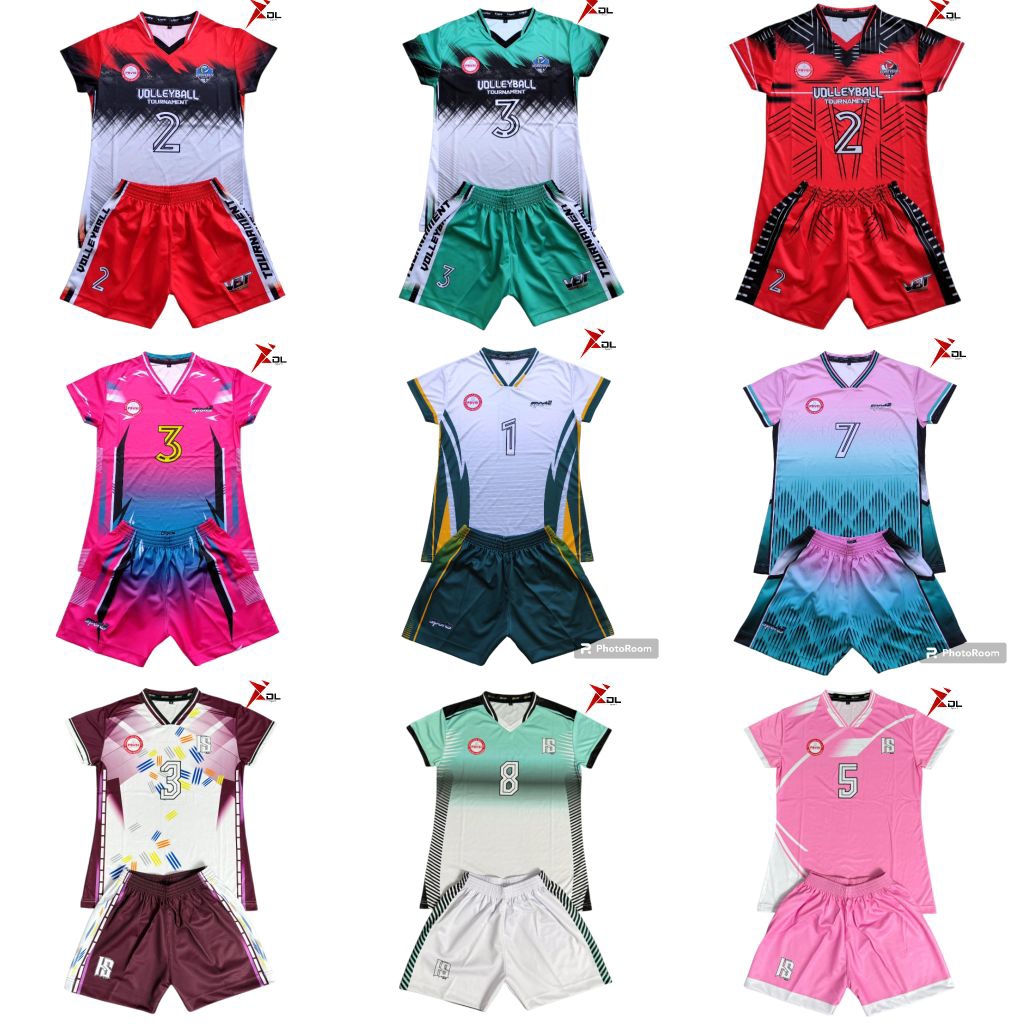 Setelan Jersey Voli cewe full printing / stelan volly / stelan atasan volleyball