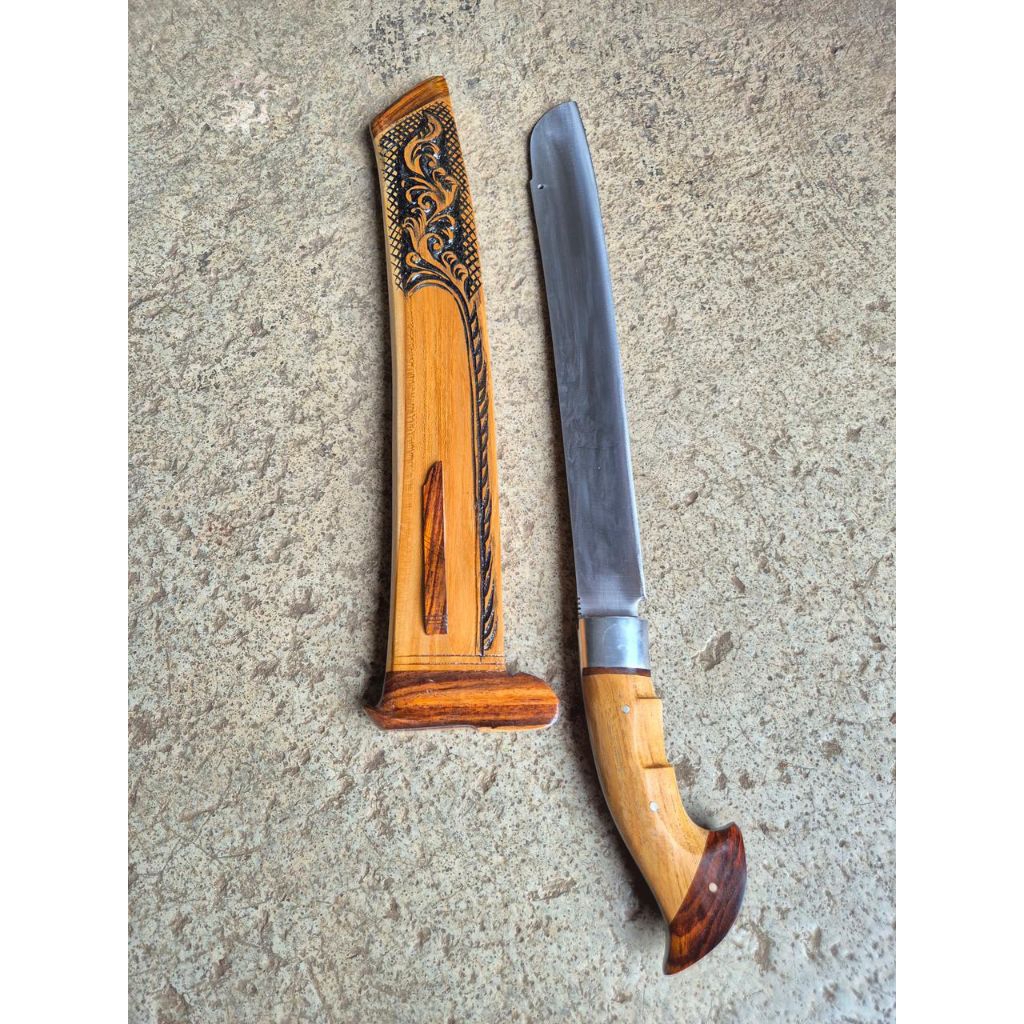 Golok Mandau Bhan Baja per Asli potong kayu pototong bamburekomendasi Buat beekebun