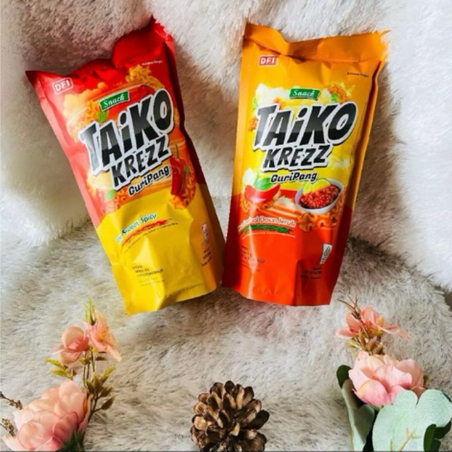 

Taiko Krezz 28gr isi 10 rasa sambal daun jeruk