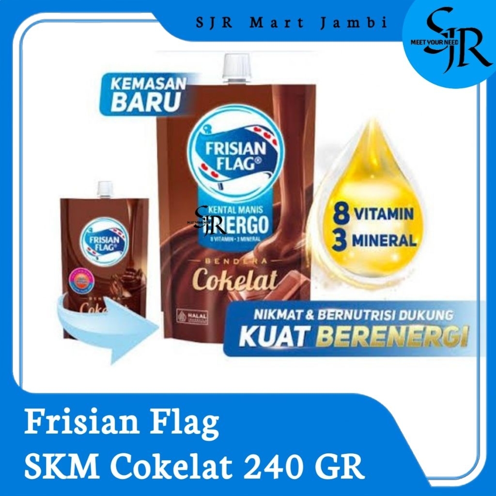

[SKM] Frisian Flag Kental Manis Cokelat | Kemasan Pouch 240gr
