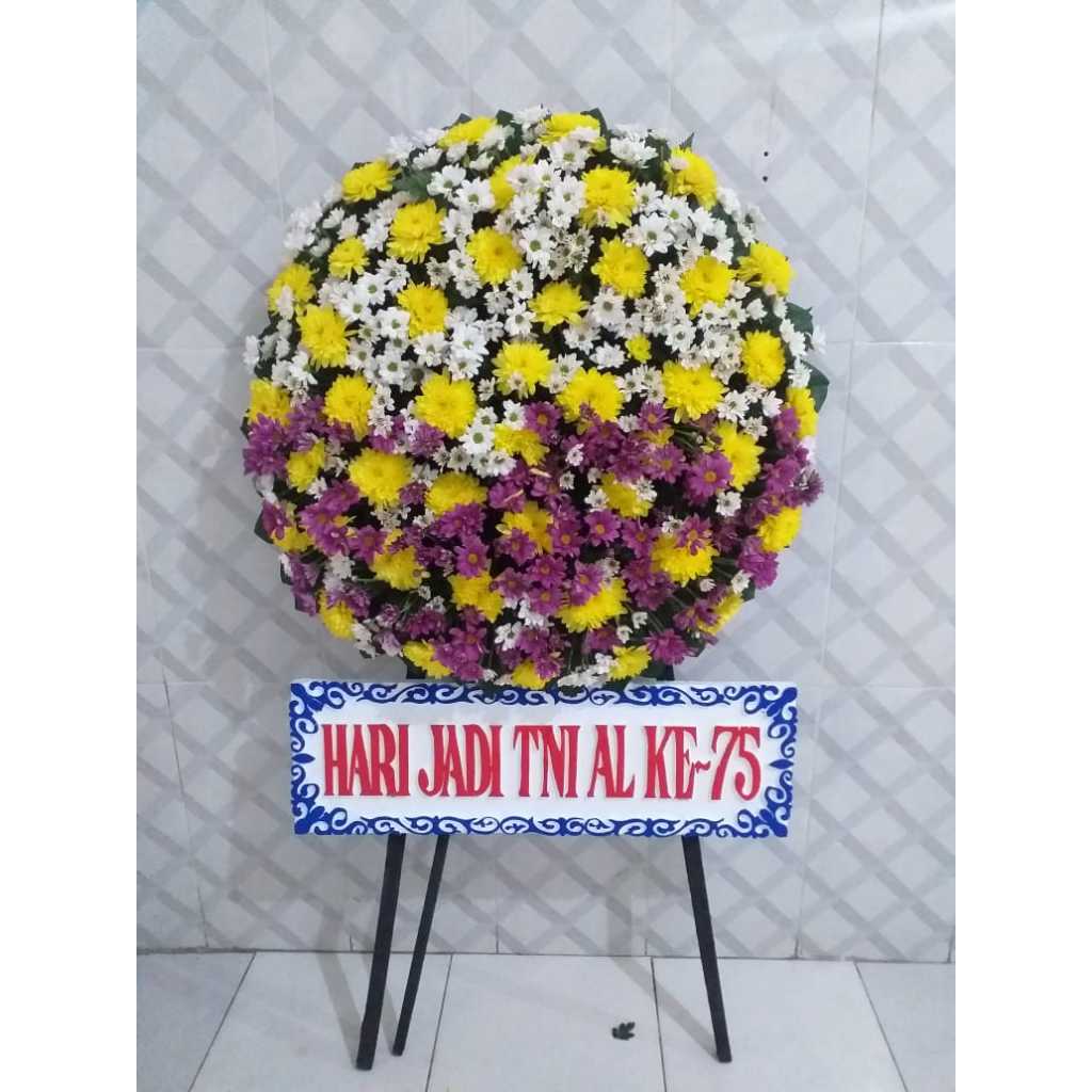 Kerangka rangkaian bunga krans dekorasi bunga segar & artificial