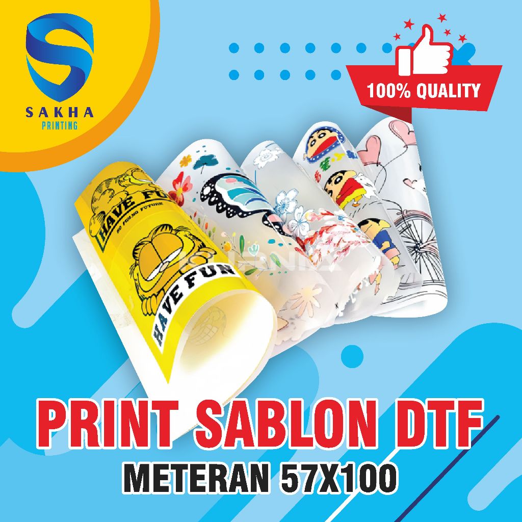 PRINT SABLON DTF METERAN