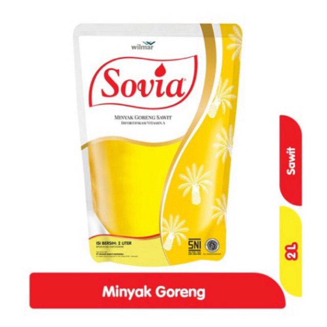 

Sovia Minyak Goreng Sawit Pouch 2 Liter