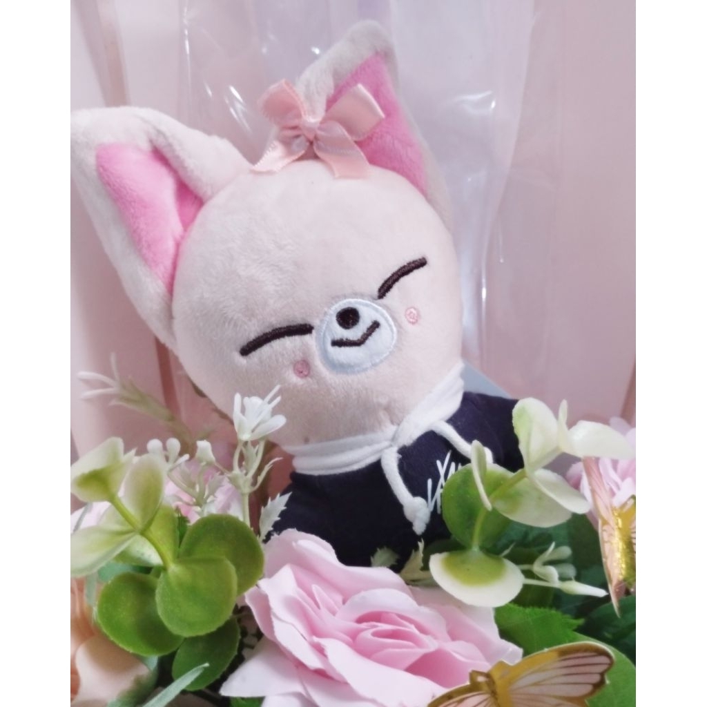 skzoo skz stray kids foxiny mini plush 15cm (preloved)