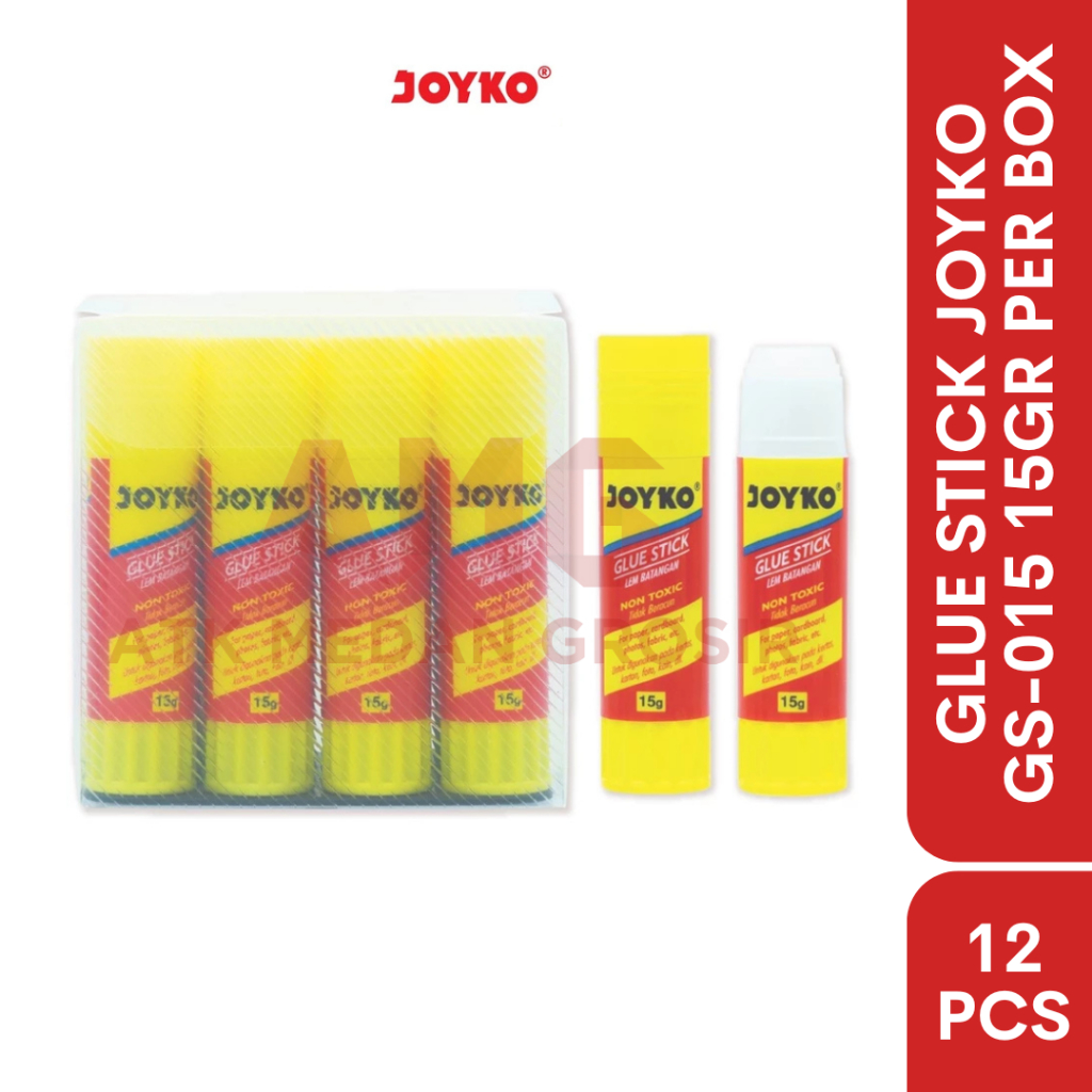 

JOYKO LEM GLUE STICK GS-15 KUAT 15 GR PER BOX ISI 12 PCS SEDANG