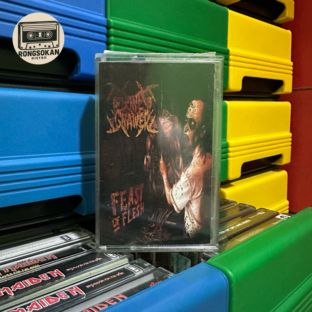 Kaset Pita BONE GNAWER FEAST OF FLESH (VALOUR MUSIC)